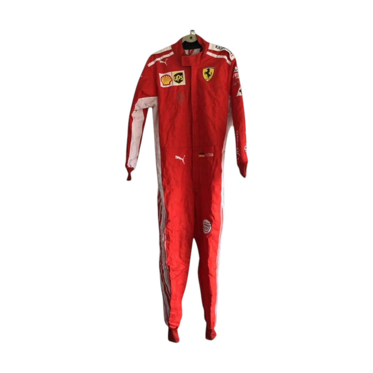 Sebastian Vettel 2018 Ferrari F1 Racing Suit - Grid X Racegearss image 2