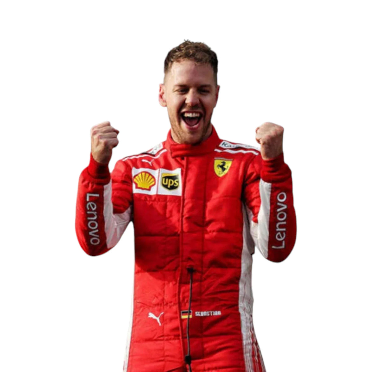 Sebastian Vettel 2018 Ferrari F1 Racing Suit - Grid X Racegearss image 4