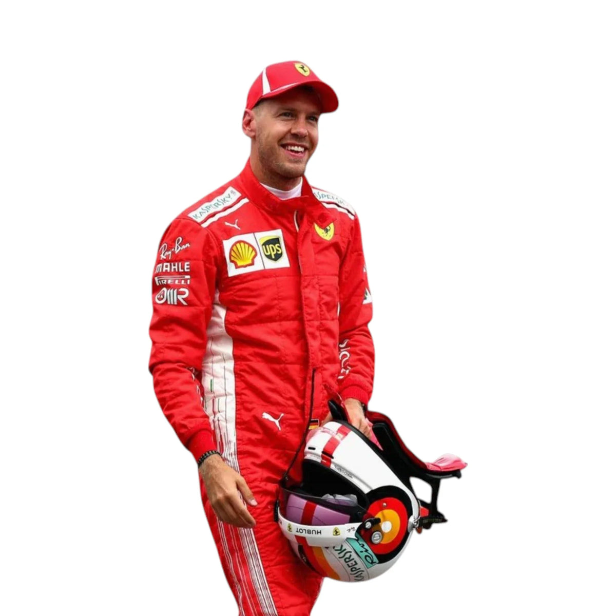 Sebastian Vettel 2018 Ferrari F1 Racing Suit - Grid X Racegearss image 5