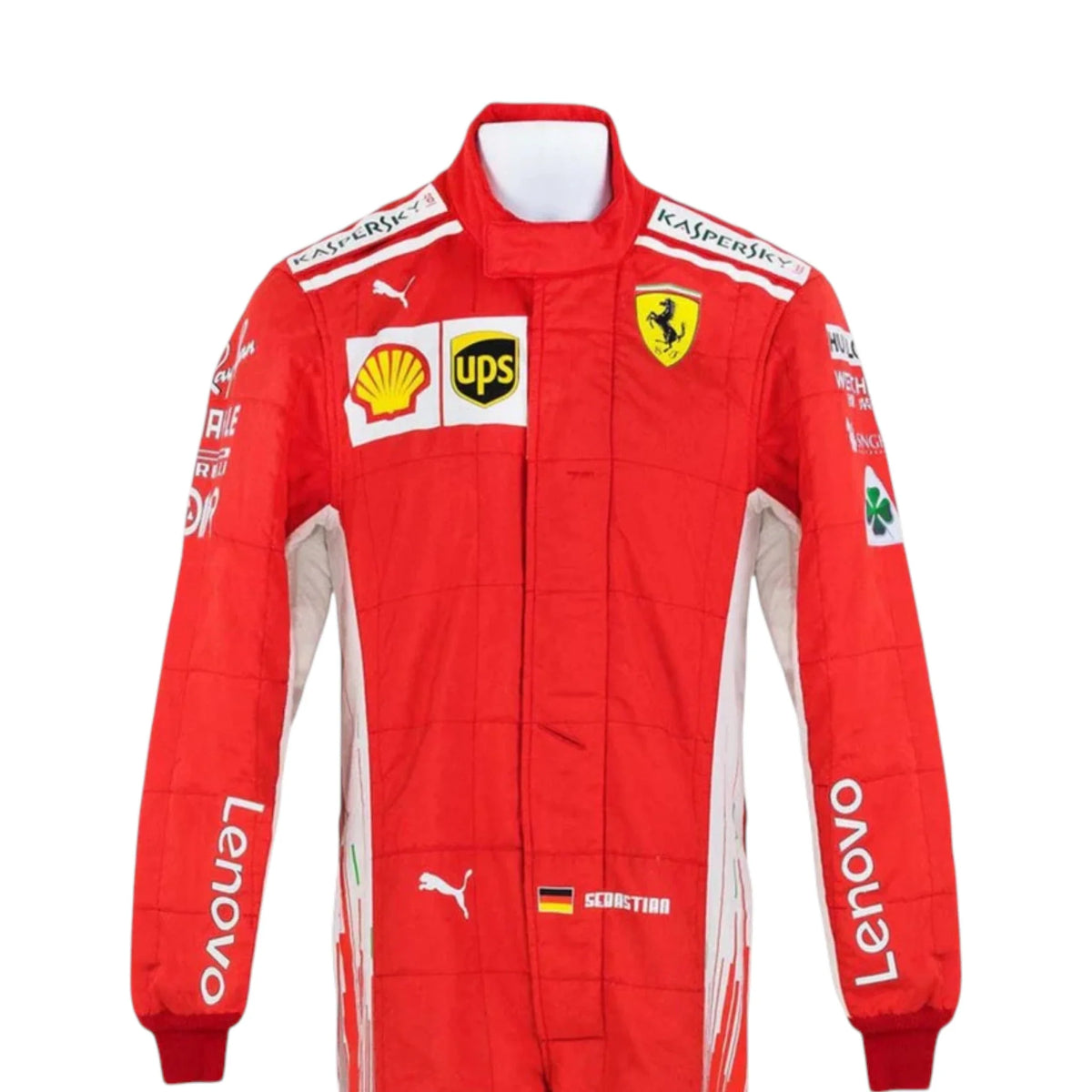 Sebastian Vettel 2018 Ferrari F1 Racing Suit - Grid X Racegearss image 7