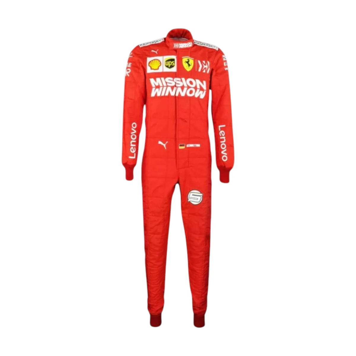 Sebastian Vettel 2019 Ferrari F1 Racing Suit - Grid X Racegearss image 2