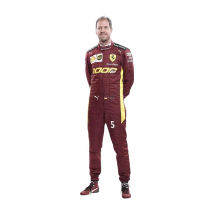 Sebastian Vettel 2020 Ferrari 1000 GP F1 Racing Suit - Grid X Racegearss image 2