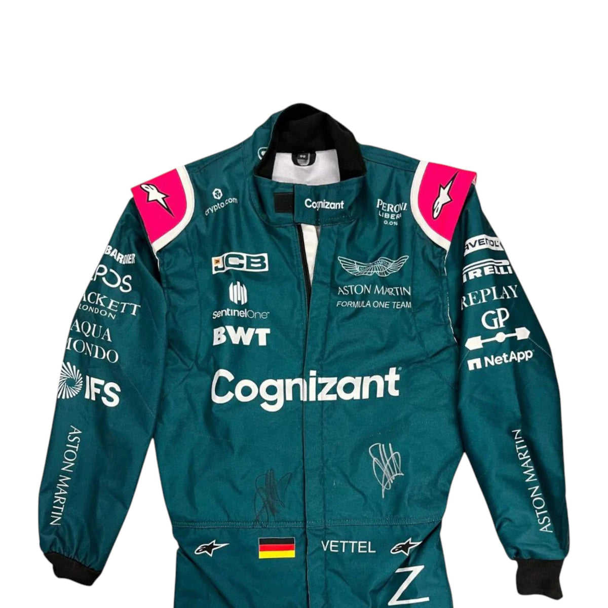 Sebastian Vettel 2021 Aston Martin F1 Race Suit - Grid X Racegearss image 3