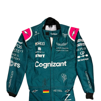 Sebastian Vettel 2021 Aston Martin F1 Race Suit - Grid X Racegearss image 3