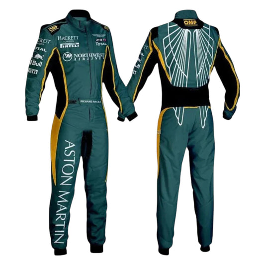 Sebastian Vettel Aston Martin F1 Race Suit - Grid X Racegearss image 1