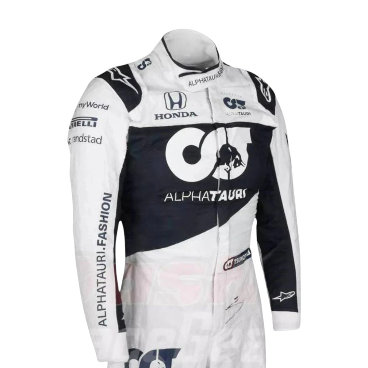 Yuki Tsunoda 2021 AlphaTauri F1 Race Suit - Grid X Racegearss image 3
