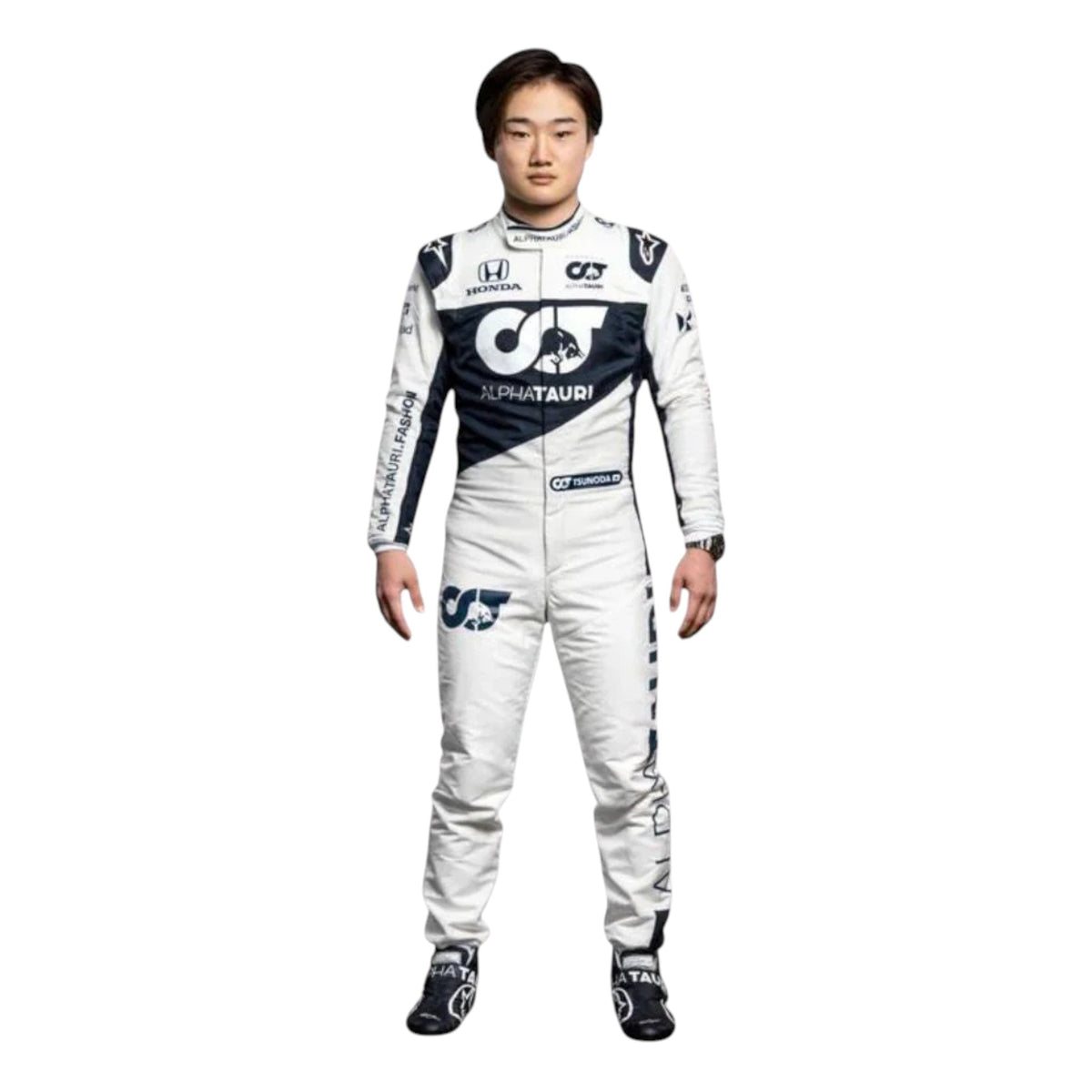Yuki Tsunoda 2021 AlphaTauri F1 Race Suit - Grid X Racegearss image 1