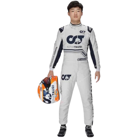 Yuki Tsunoda 2022 AlphaTauri F1 Race Suit - Grid X Racegearss image 1