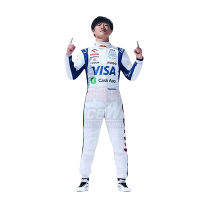 Yuki Tsunoda 2024 AlphaTauri F1 Race Suit - Grid X Racegearss image 2