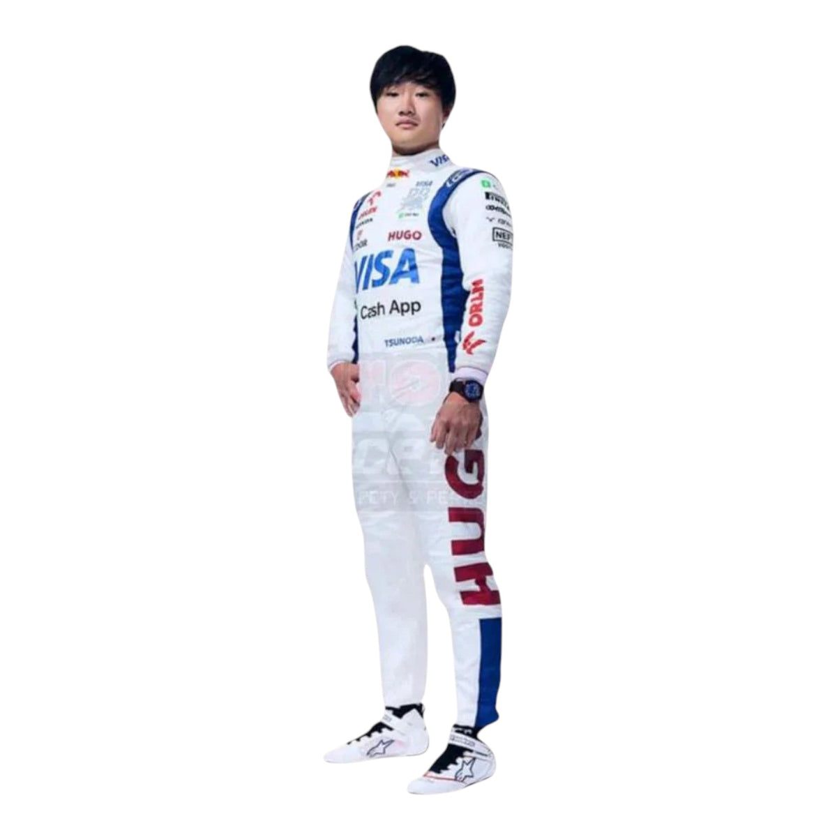 Yuki Tsunoda 2024 AlphaTauri F1 Race Suit - Grid X Racegearss image 1