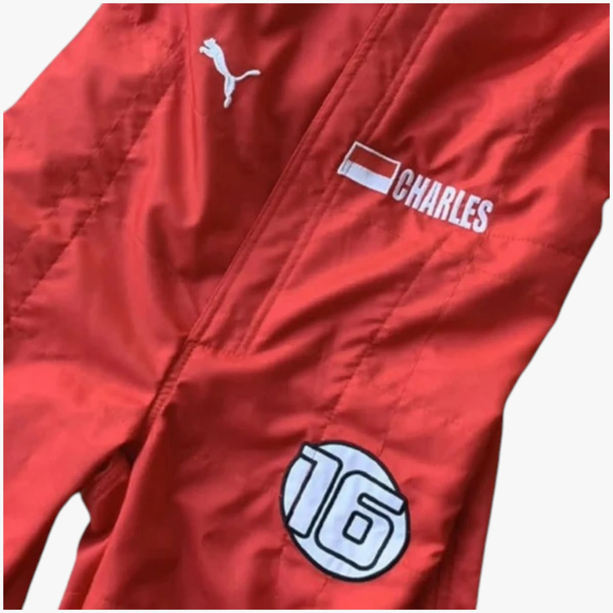 Charles Leclerc 2019 Scuderia Ferrari 90 Years F1 Team Embroidery Replica Race Suit