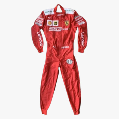 Charles Leclerc 2019 Scuderia Ferrari 90 Years F1 Team Embroidery Replica Race Suit