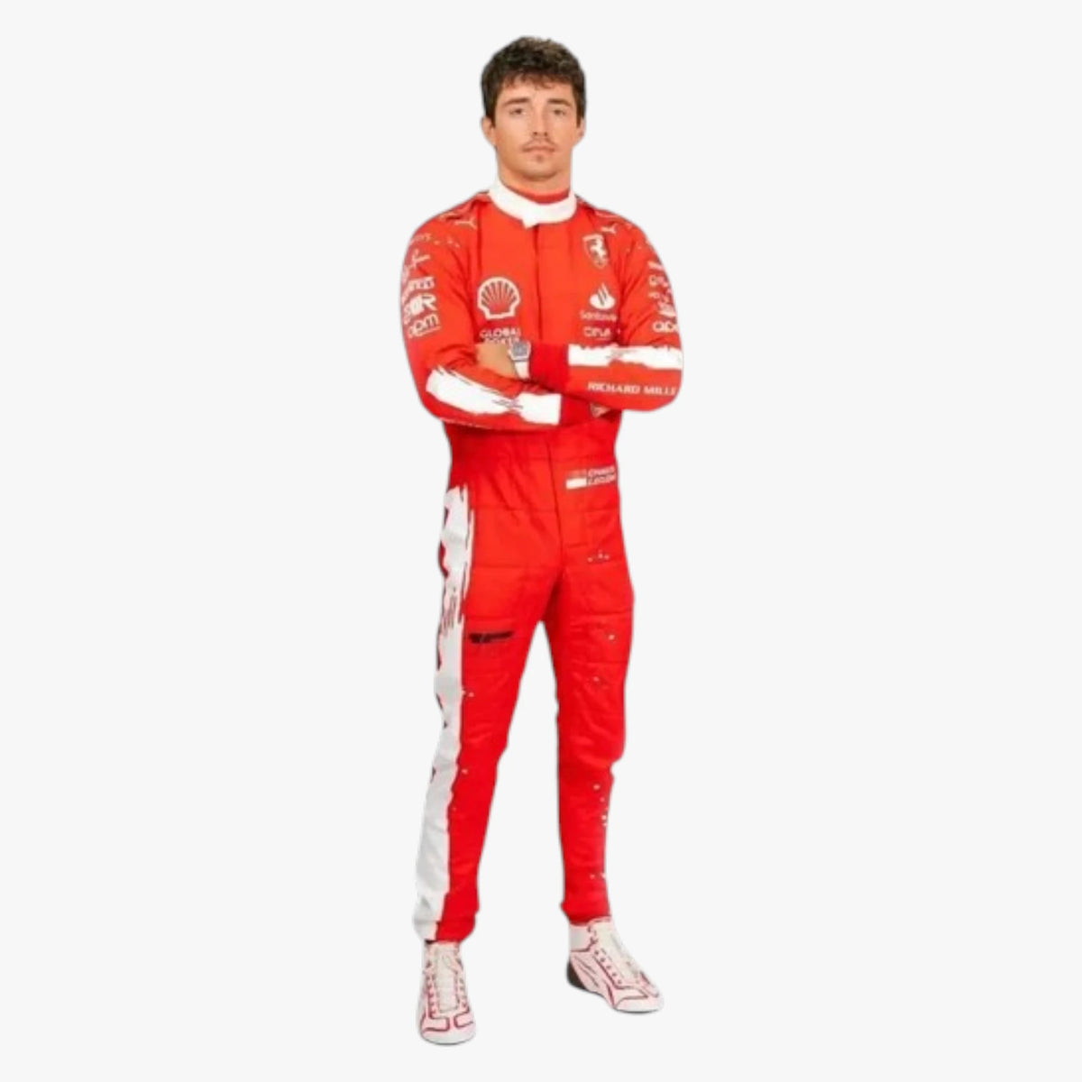 Ferrari F1 Charles Leclerc 2023 Las Vegas Grand Prix Replica Racing Suit