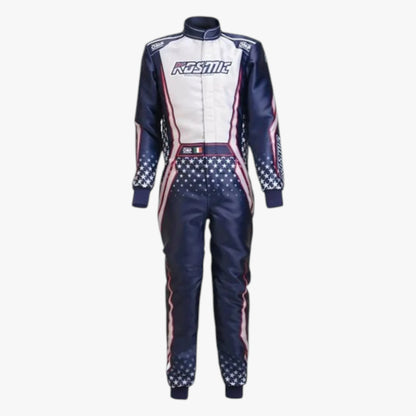 2025 Kosmic Sublimation Printed Overall Go Kart Driver Racing Suit