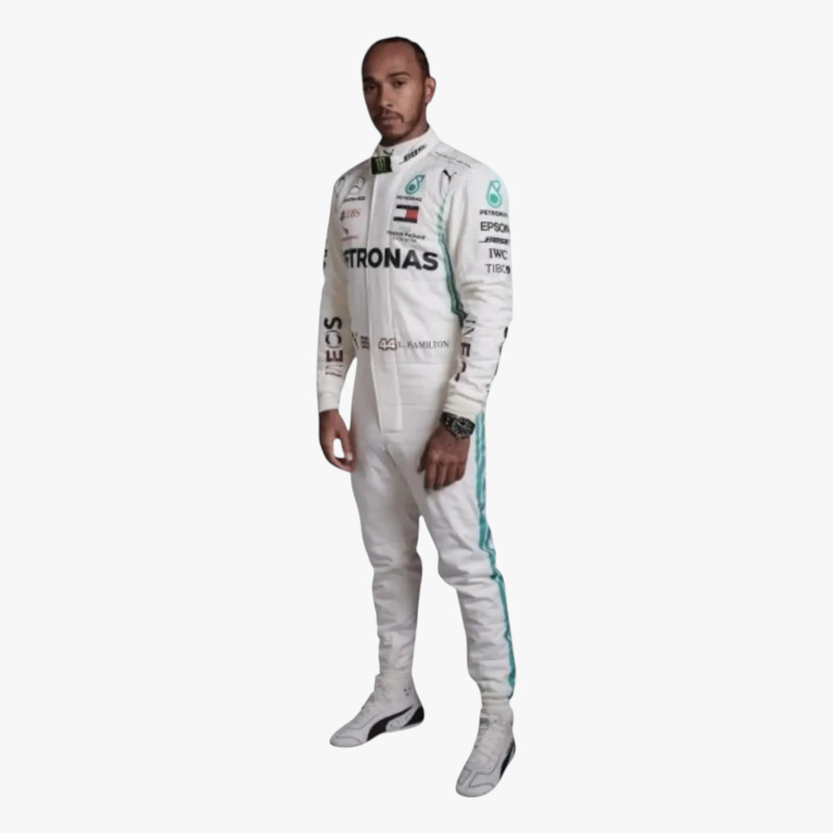 2019 Mercedes F1 Lewis Hamilton Replica Motorsport Racing Suit