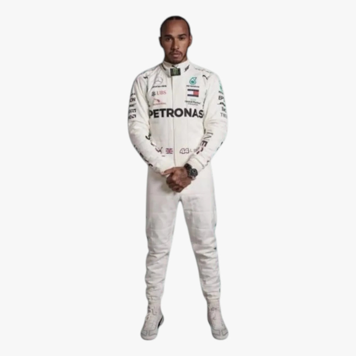 2019 Lewis Hamilton Mercedes AMG Petronas Formula 1 Replica Racing Suit