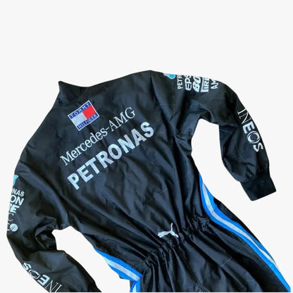 Lewis Hamilton 2022 Mercedes AMG Petronas F1 Replica Embroidery Race Suit