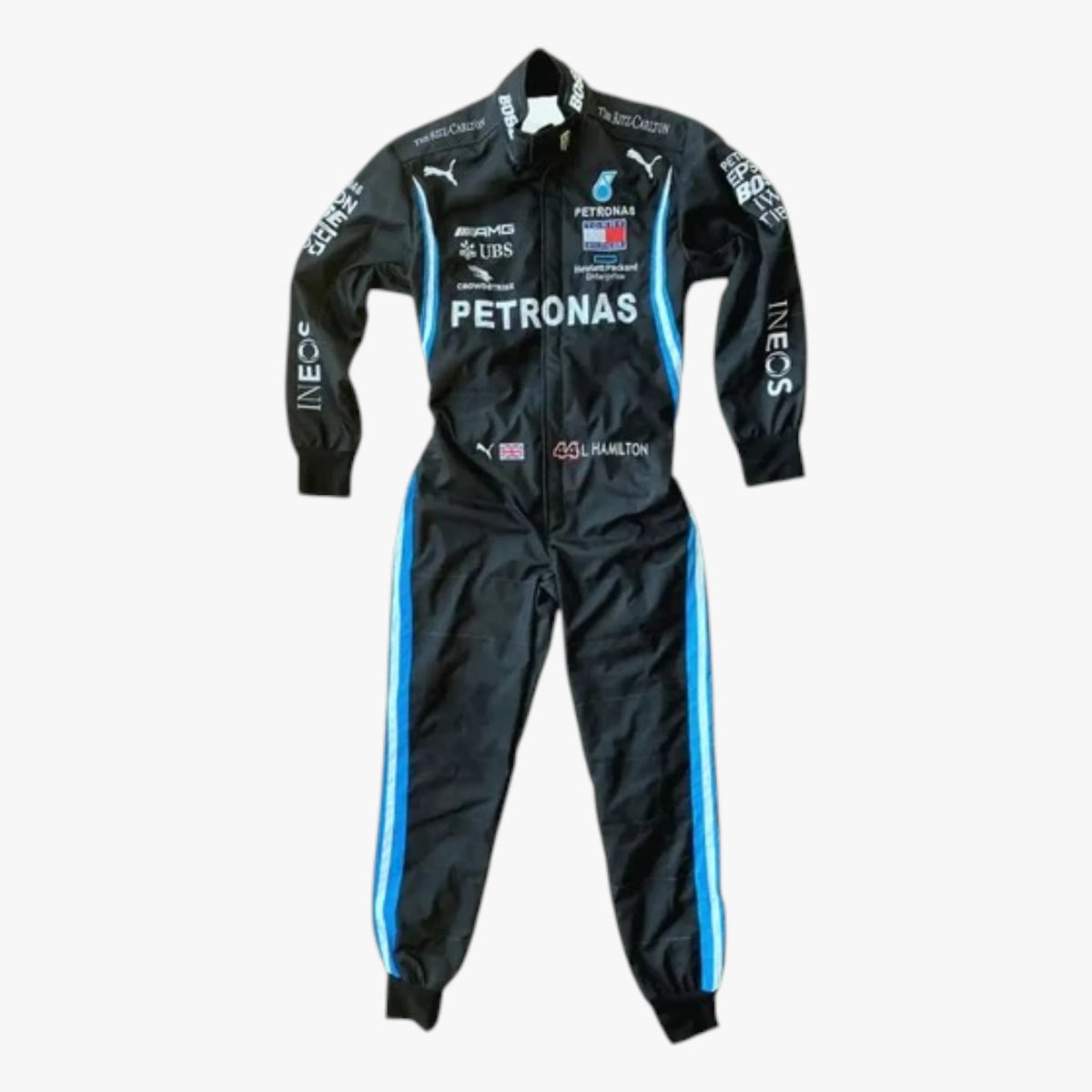 2022 Lewis Hamilton Mercedes F1 Embroidery Replica Racing Racewear