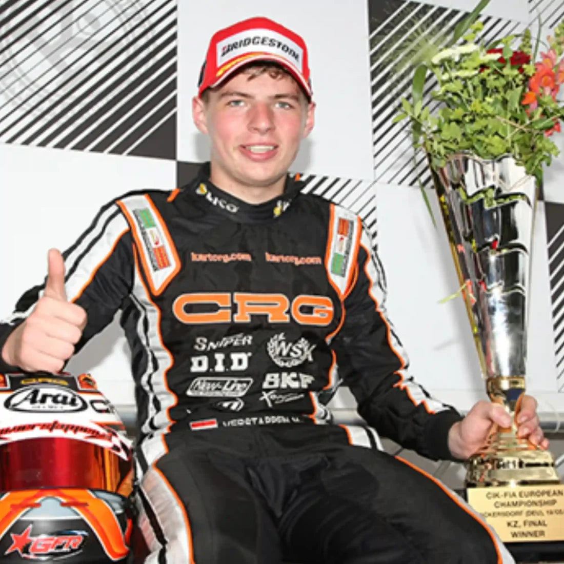 Max Verstappen CRG Sublimation Printed Karting Race Suit