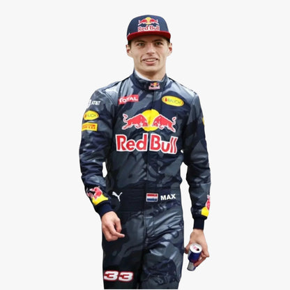 2016 Red Bull Racing Max Verstappen F1 Vintage Racing Suit
