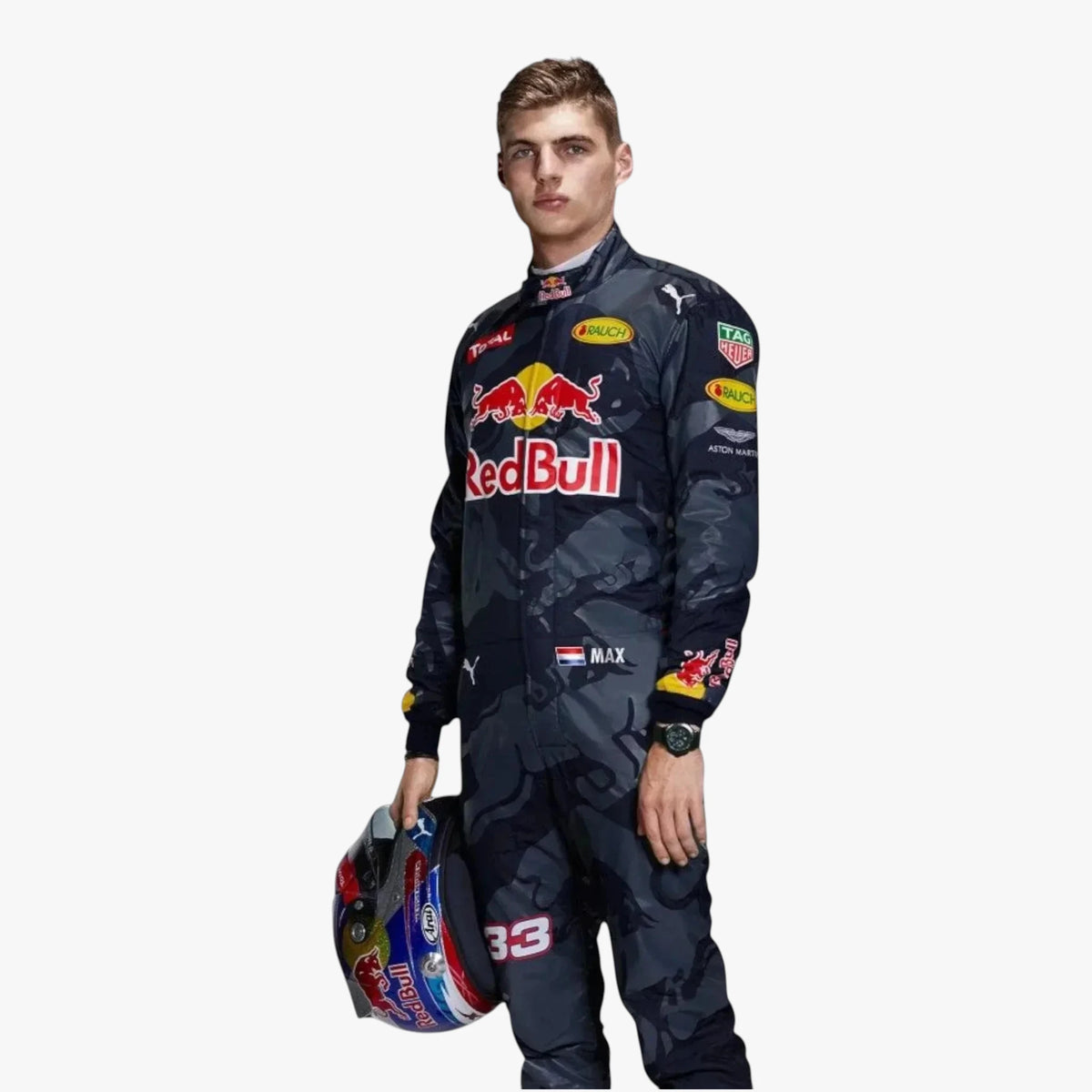 Max Verstappen Red Bull F1 2016 Vintage Replica Racing Suit