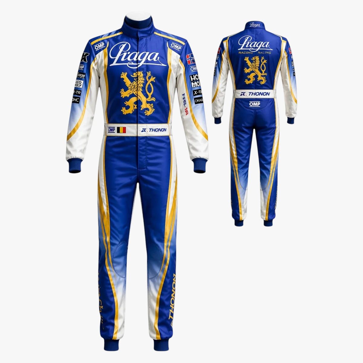 Praga Go Kart Replica Suit for Karting and Motorsport Fans