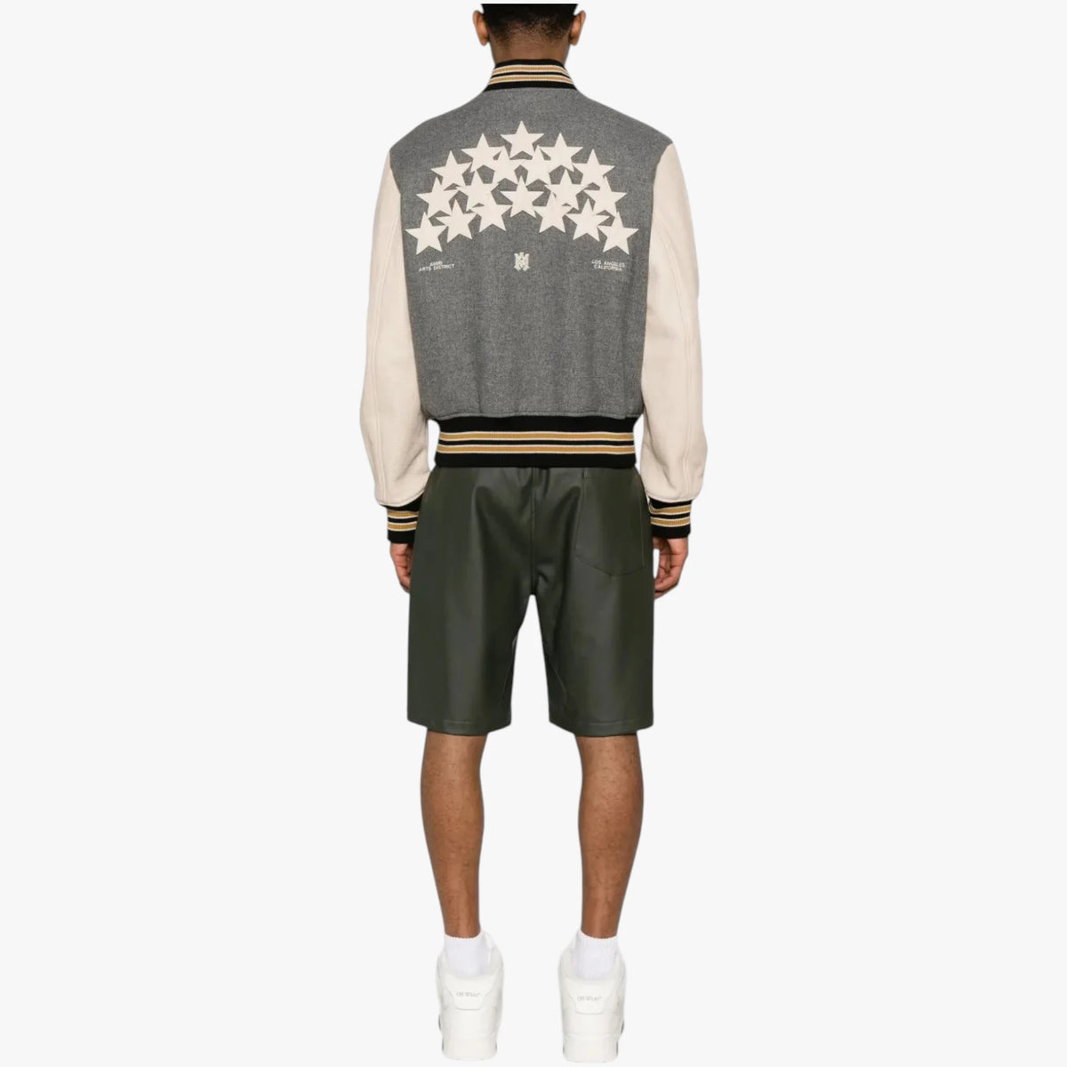 AMIRI Oversized Stars Varsity Jacket Bomber Jacket