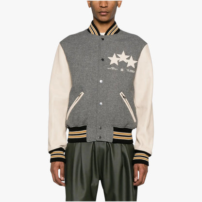 AMIRI Oversized Stars Varsity Jacket Bomber Jacket