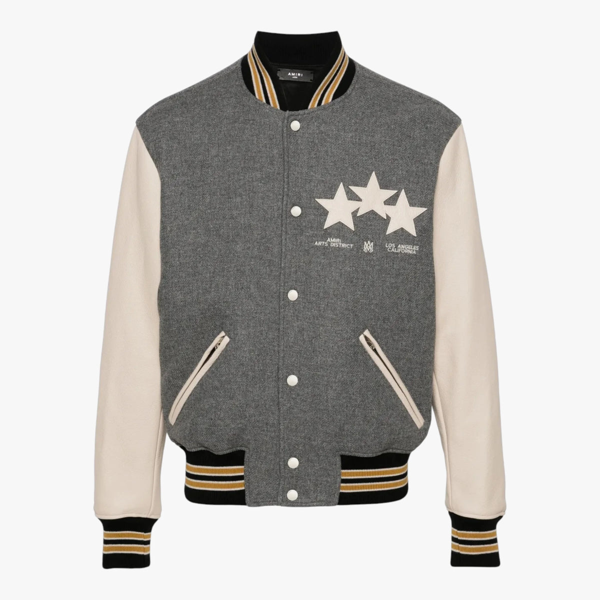 AMIRI Oversized Stars Varsity Jacket Bomber Jacket
